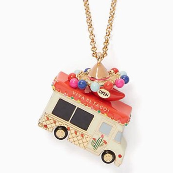 kate spade Jewelry - Kate Spade Taco Truck Locket Necklace